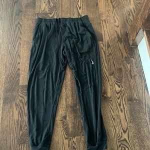 Black Nike joggers